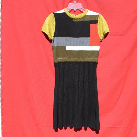 Vince Camuto color-block sweater dress - Picture 1 of 3